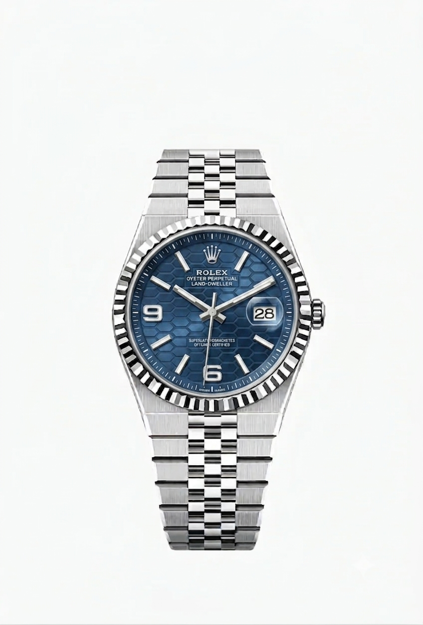 ROLEX LAND DWELLER- BLUE