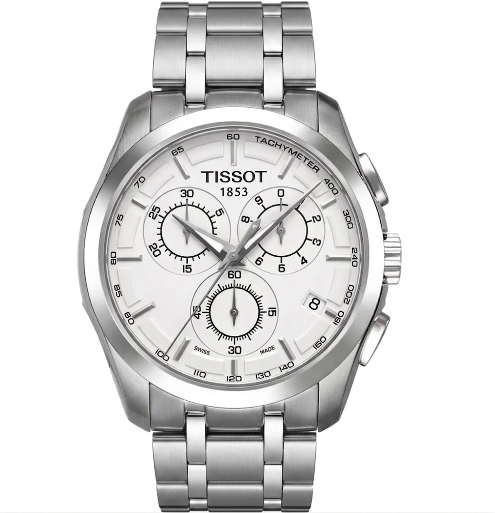 Tissot-Steel-White
