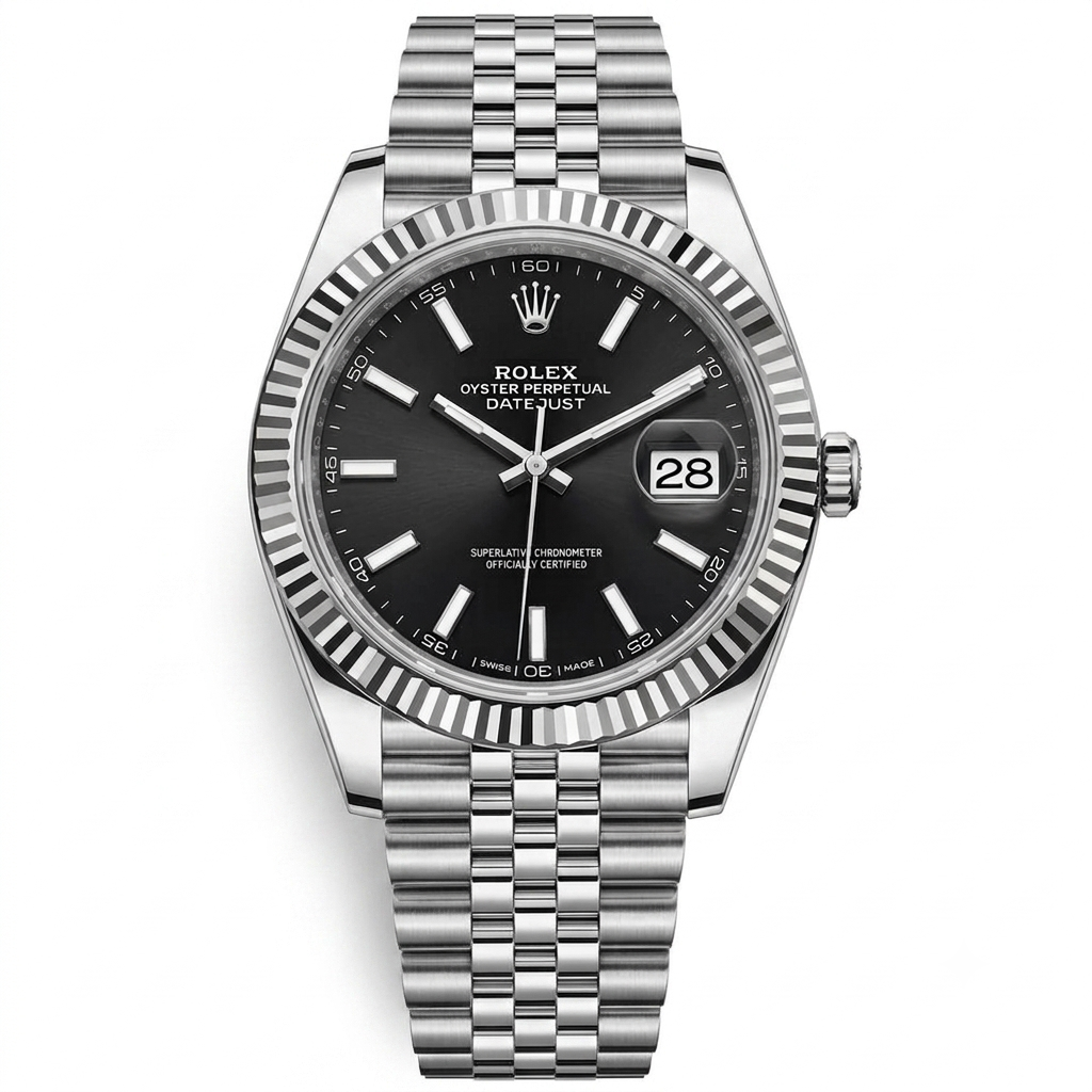 ROLEX Date Just - Black