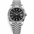 ROLEX Date Just - Black
