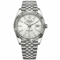 ROLEX Date Just - White