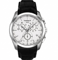 Tissot – Black Leather Strap, White Dial