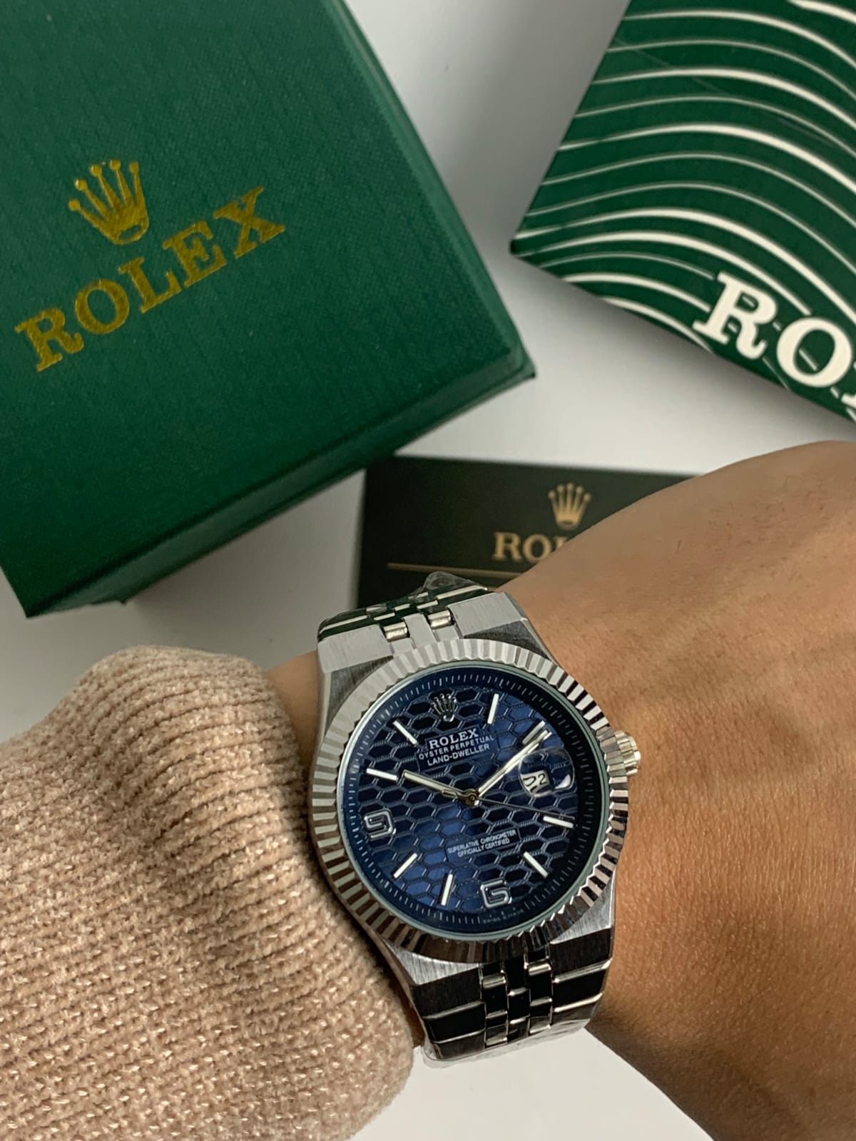 ROLEX LAND DWELLER- BLUE