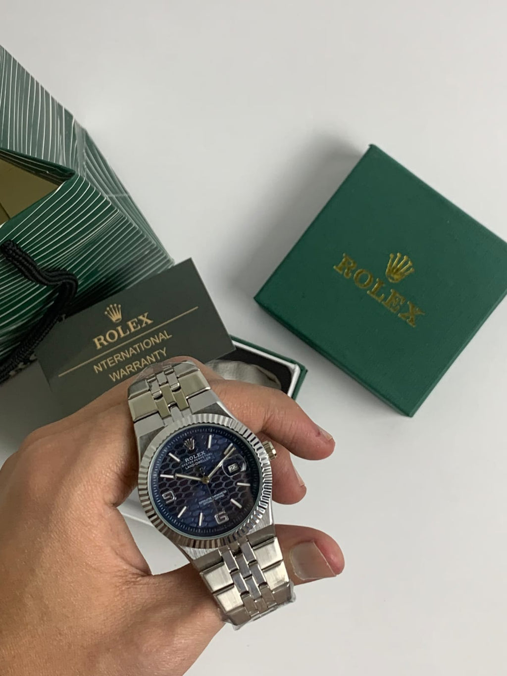 ROLEX LAND DWELLER- BLUE