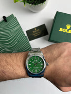 ROLEX OYSTER– GREEN
