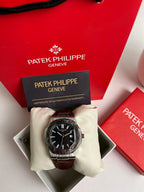 Patek Philippe brown leather - black