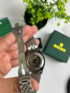 ROLEX Date Just - White