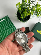 ROLEX Date Just - White