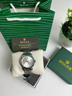 ROLEX Date Just - White