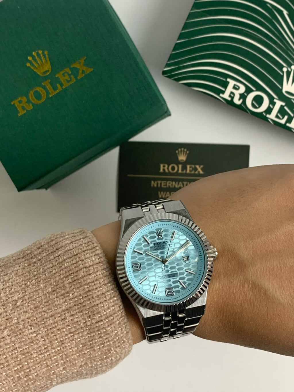 ROLEX LAND DWELLER- TIFFANY