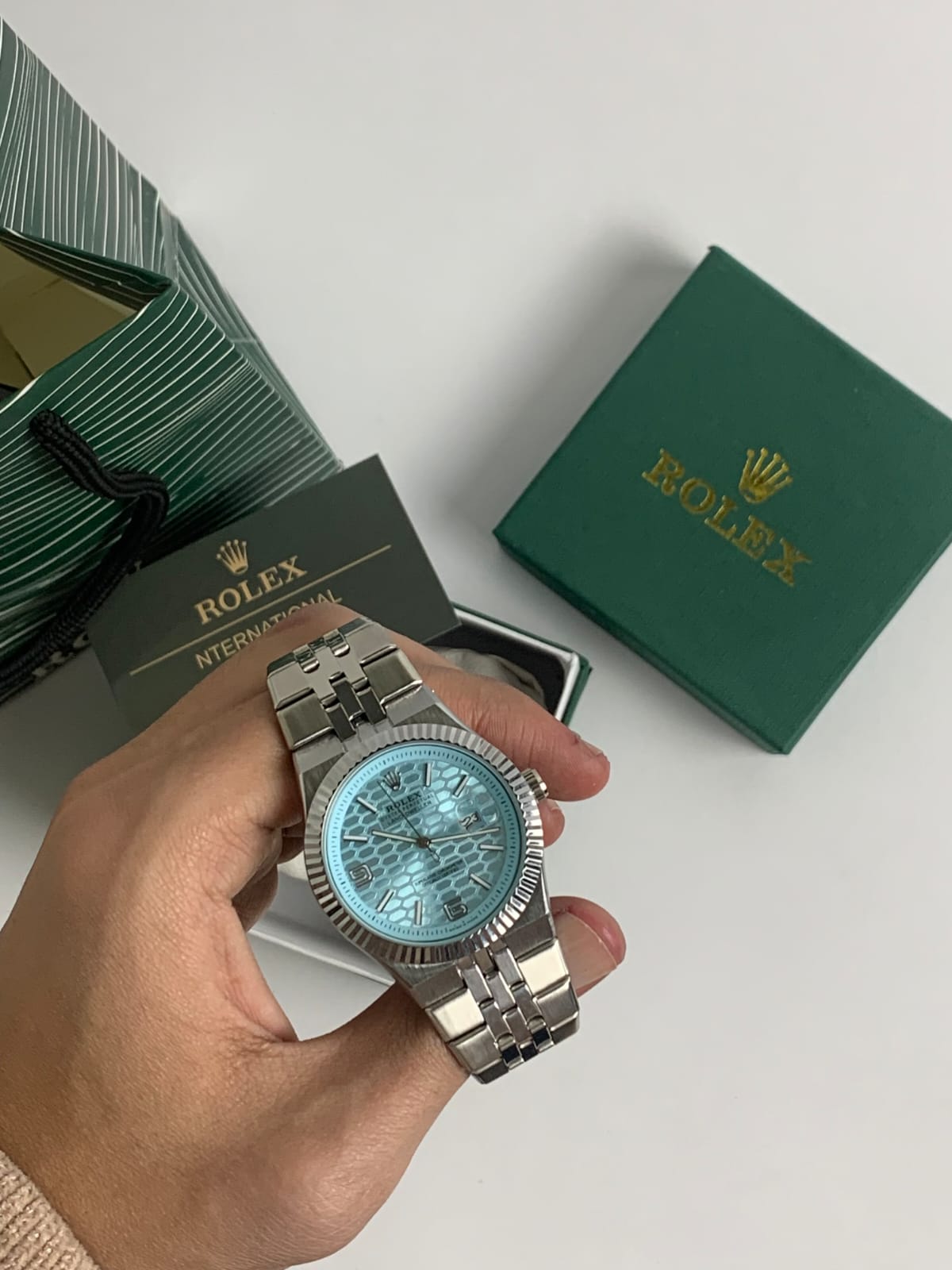 ROLEX LAND DWELLER- TIFFANY