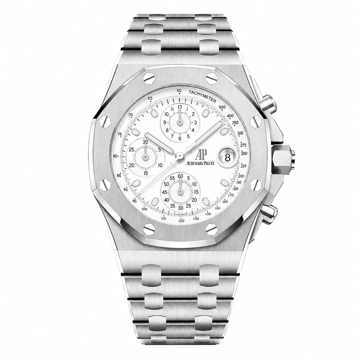 AUDEMARS PIGUT-White Steel New