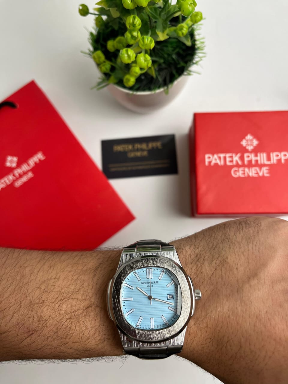 Patek Philippe black leather - Tifany