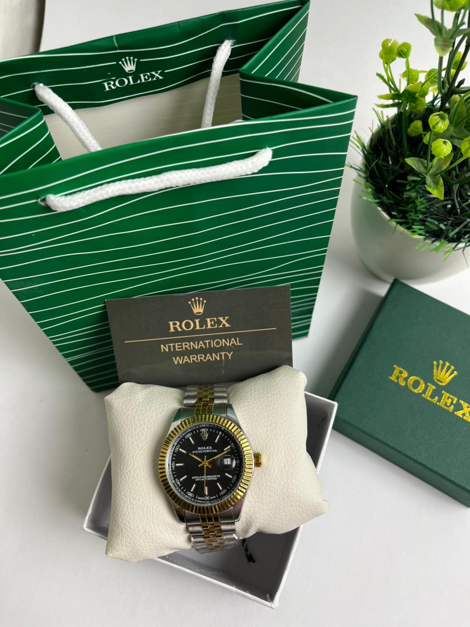 ROLEX Date Just - Gold