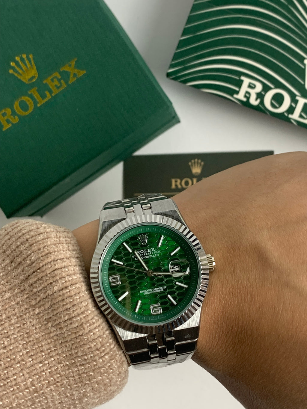 ROLEX LAND DWELLER- Green